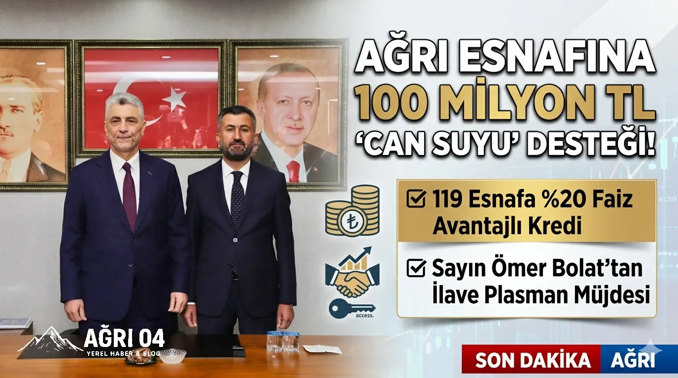 Ağrı Esnafına 100 Milyon TL’lik Can Suyu: İlhami Yıldız Detayları Paylaştı!