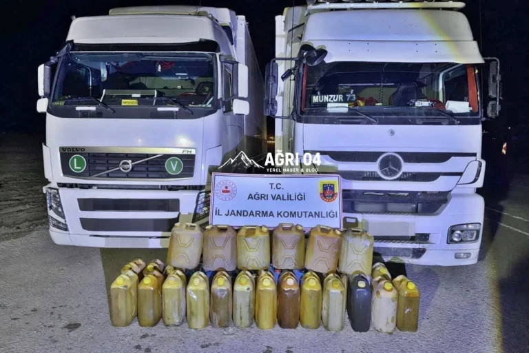 Doğubayazıt’ta Kaçak Akaryakıt Operasyonu
