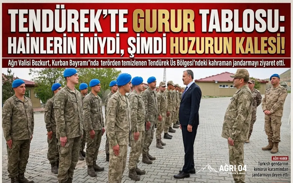 Tendürek’te Gurur Tablosu: Hainlerin İniydi, Şimdi Huzurun Kalesi!