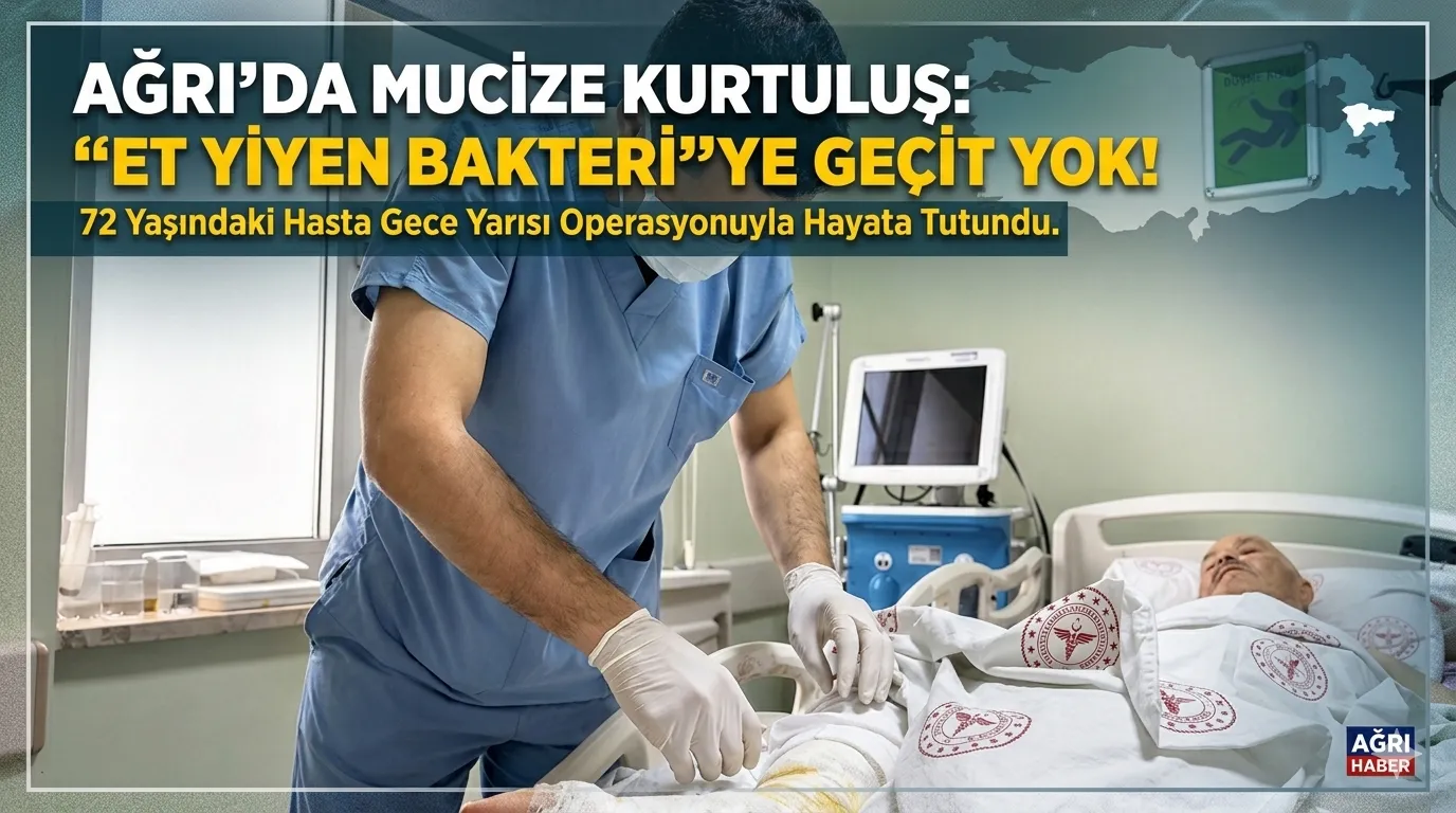 Ağrı’da “et yiyen bakteri”ye karşı zamanla yarış