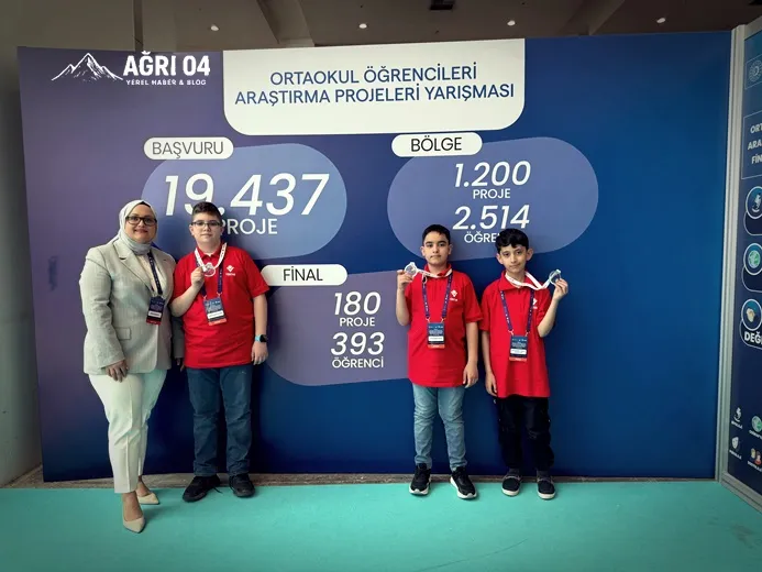 Ağrı BİLSEM’den TÜBİTAK’ta Büyük Başarı