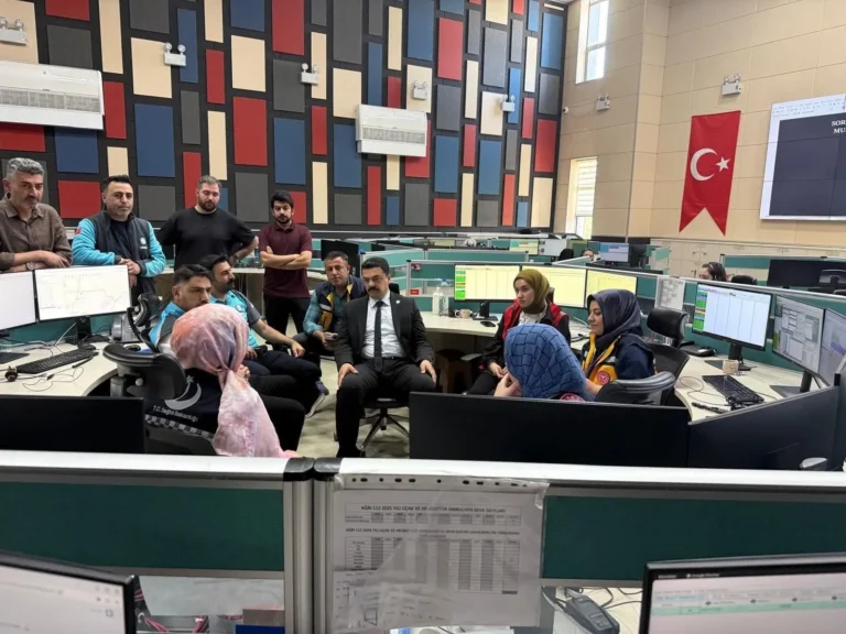 Patnos 112’ye Müdür Acu’dan Gece Gündüz Mesaisi