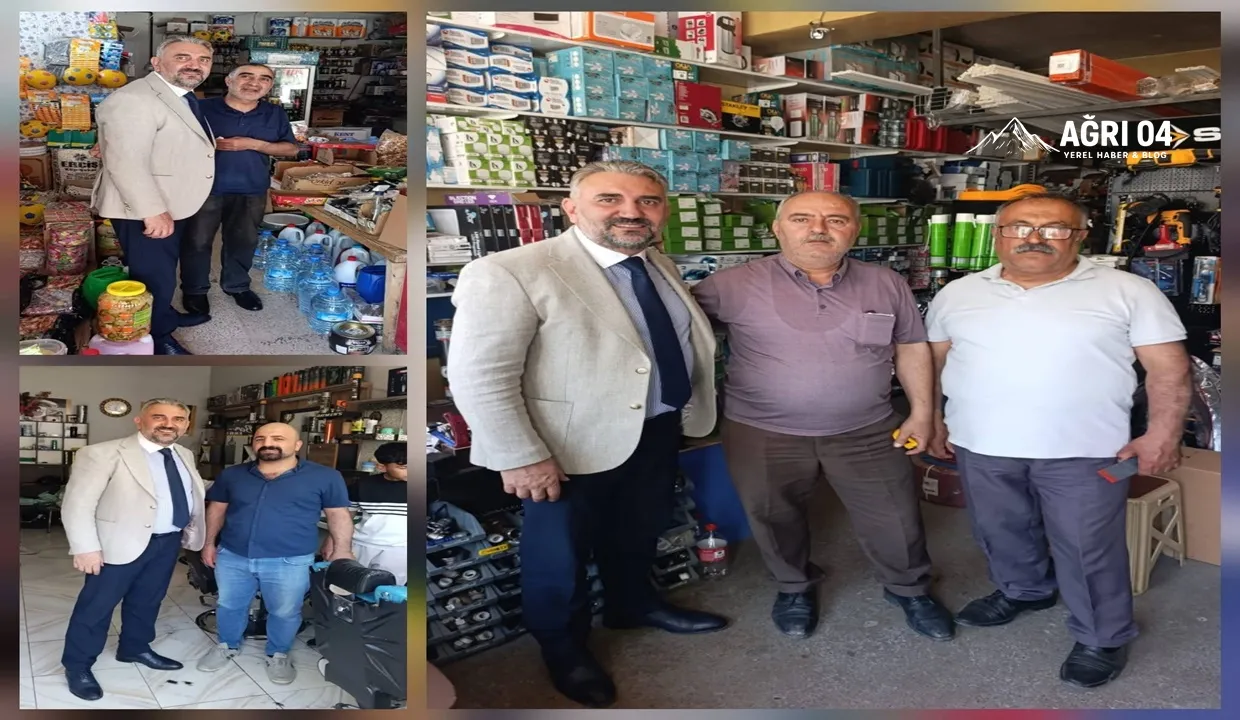 Başkan Hatunoğlu’ndan Tutak Esnafına Gönül Ziyareti!