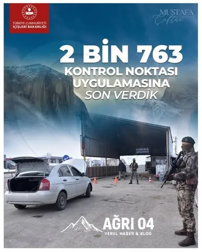 2 Bin 763 Kontrol Noktası Uygulaması Kaldırıldı