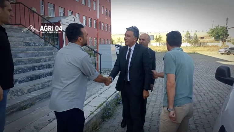 Müdür Çakan Sahada: Ağrı’da Okullar Yeni Döneme Hazırlanıyor
