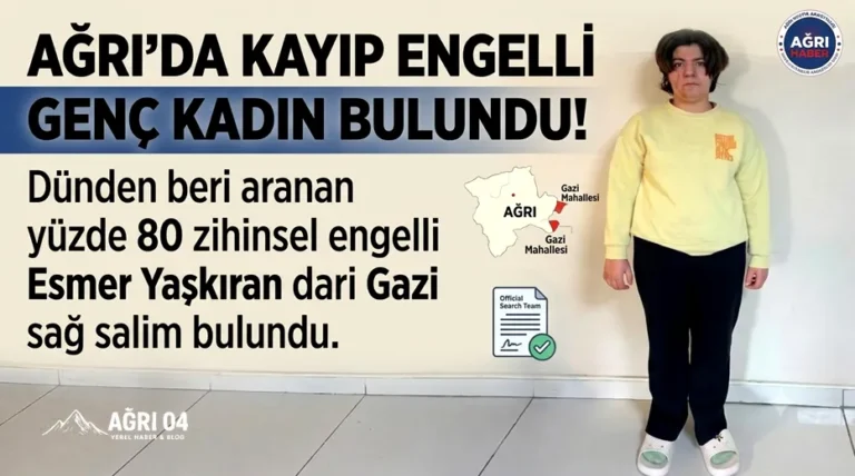 Ağrı’da Korku Dolu Saatler Mutlu Sonla Bitti!