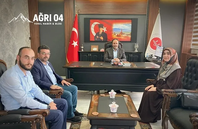 Mil-Diyanet Sen Ağrı Şube Başkanı Aksak’tan Müftü İlhan’a ziyaret