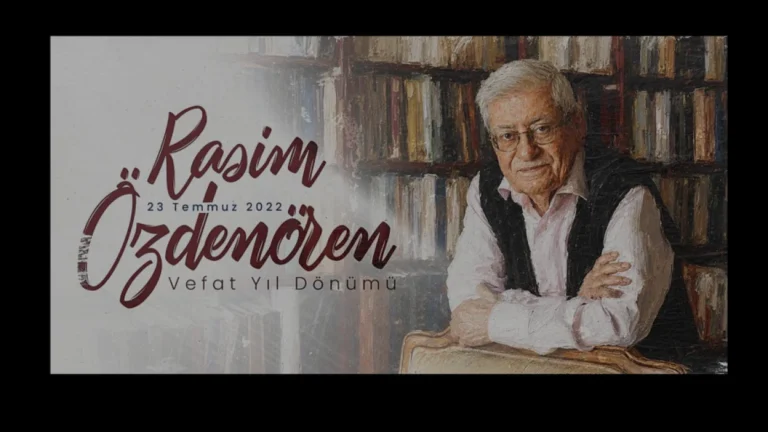Burhanettin Duran Rasim Özdenöreni Vefatının Dördüncü Yılında Andı