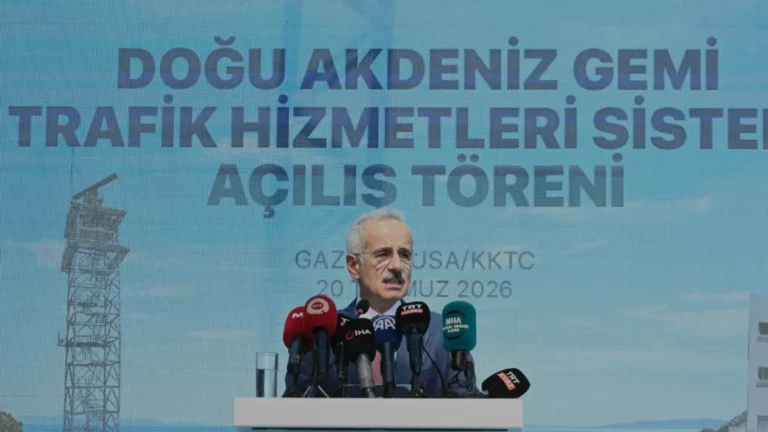 Doğu Akdeniz Gemi Trafik Hizmetleri Sistemi Devreye Alındı