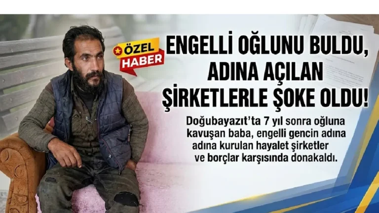 Parkta bulduğu engelli oğlunun adında şirketler çıktı!