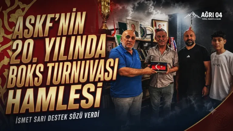 Ağrı’da Yumruklar 20. Yıla Özel Ringo İnerek Konuşacak!