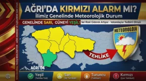 Meteoroloji’den Ağrı İçin Sağanak ve Sel Uyarısı!