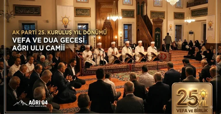 Ağrı’da Çeyrek Asırlık Vefa: Ulu Camii’de Dualar Yükseldi!