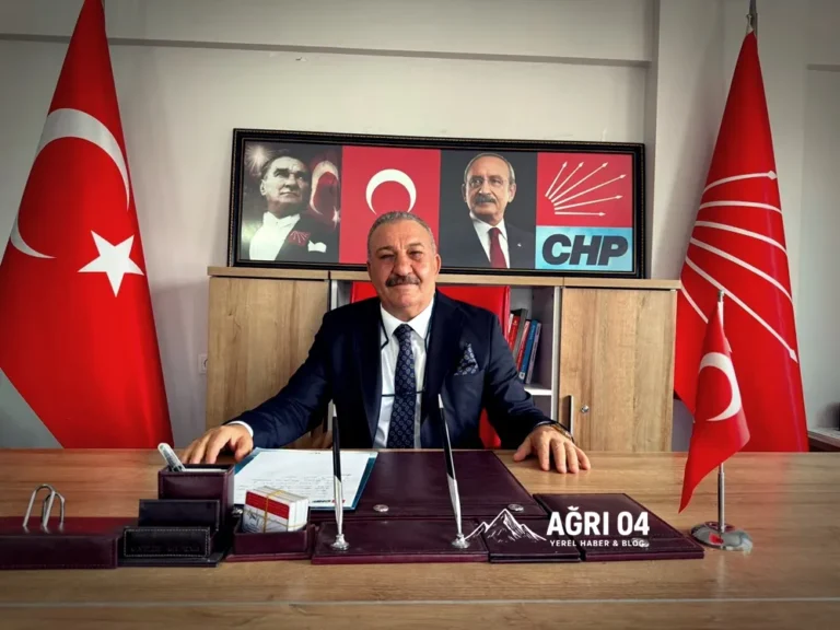 CHP Ağrı İl Başkanı İbrahim Varol: “Ağrı Varsa Ben Varım!”