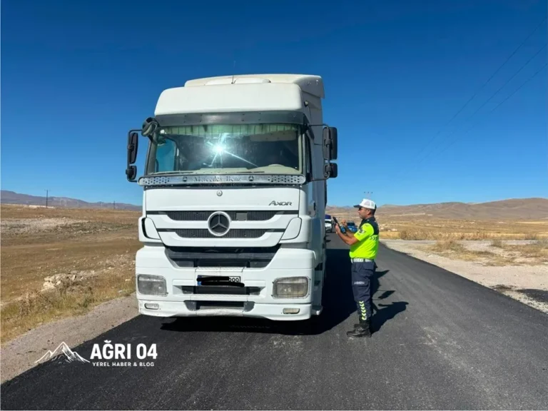 Diyadin’de Sıkı Denetim: 16 Araca 198 Bin TL Cezai İşlem