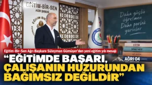 Süleyman Gümüşer’den Yeni Eğitim Yılında Sert Çıkış