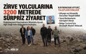 Ağrı Dağı’nda Zirve Öncesi Sürpriz: 3200 Metrede Kritik Temas