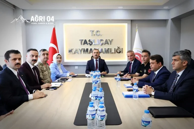 Ağrı’da Huzur Mesaisi: Taşlıçay’da Kritik Asayiş Zirvesi!