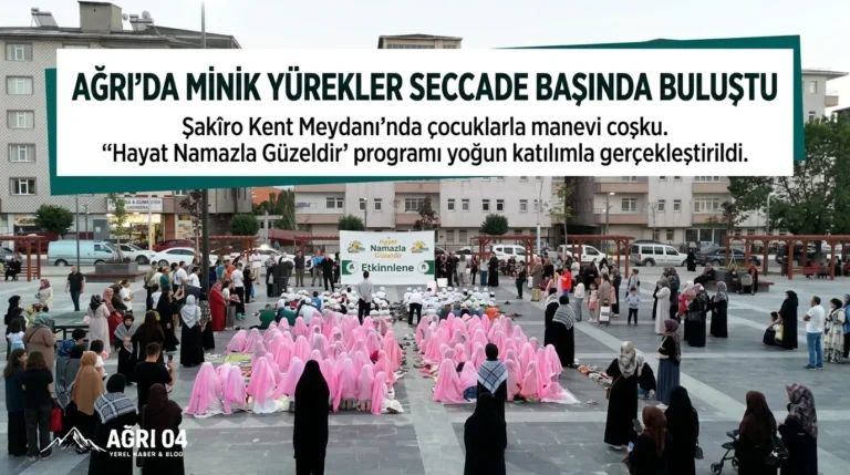 Ağrı’da Minik Yürekler Minarelerin Gölgesinde Buluştu