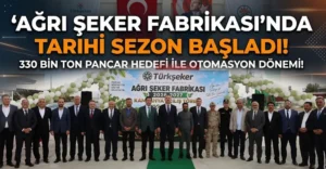 Ağrı’da Şeker Fabrikasından Rezonans Getiren Rekor Sezon!
