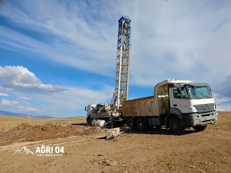 Taşlıçay’da içme suyu için sondaj çalışması