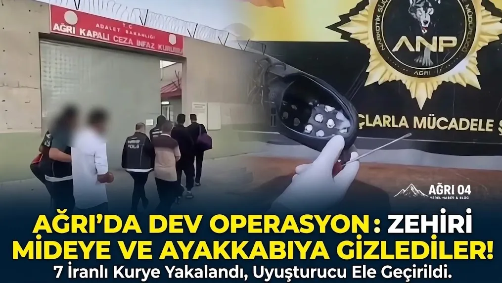 Ağrı’da Dev Operasyon: Zirveden Mideye Zehir Sevkiyatı!