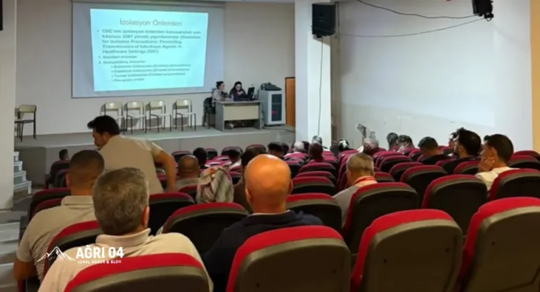 Patnos Devlet Hastanesi’nde Kritik Enfeksiyon Eğitimi