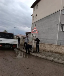 Doğubayazıt’ta Okul Önlerinde Çocuklar İçin Güvenli Adım!