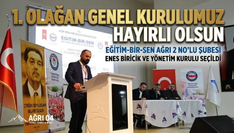 Ağrı’da Sendikal Mücadelede Tarihi Adım: 1. Genel Kurul
