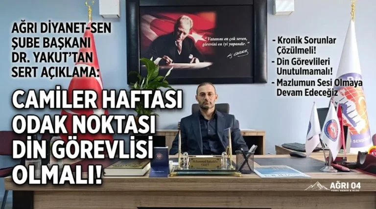 Ağrı’da Sancılı Haykırış: Din Görevlileri Unutuluyor mu?
