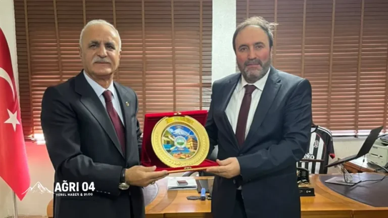 Ağrı İl Müftüsü İlhan’dan Hamur Belediyesi’ne Anlamlı Ziyaret!