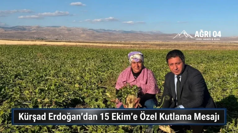 Kürşad Erdoğan’dan 15 Ekim’e Özel Kutlama Mesajı