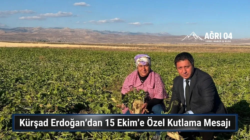 Kürşad Erdoğan’dan 15 Ekim’e Özel Kutlama Mesajı