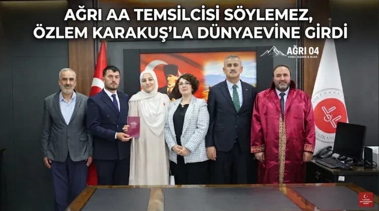 Ağrı’da Gazeteci Abdullah Söylemez’in Mutlu Günü!