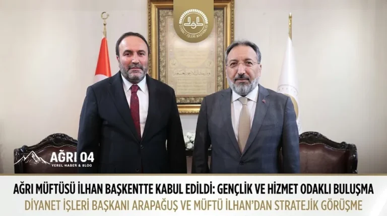 Ağrı Müftüsü Dr. İhsan İlhan’a Başkentte Anlamlı Kabul!