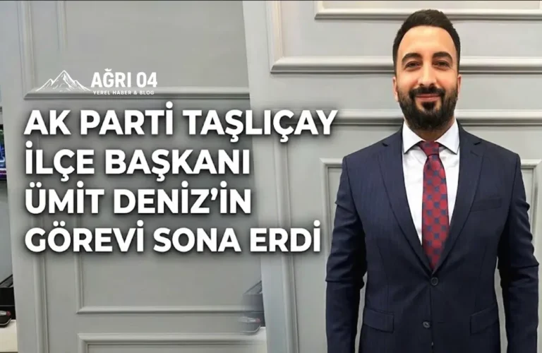 AK Parti Taşlıçay’da Ümit Deniz Dönemi Sona Erdi
